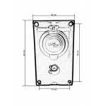 2xUSB (1x1A 1x2.1A), 1BA 5A panel kép
