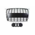 Hűtőrács AUDI A3 8P S8-STYLE CHROME-BLACK (05-09) kép