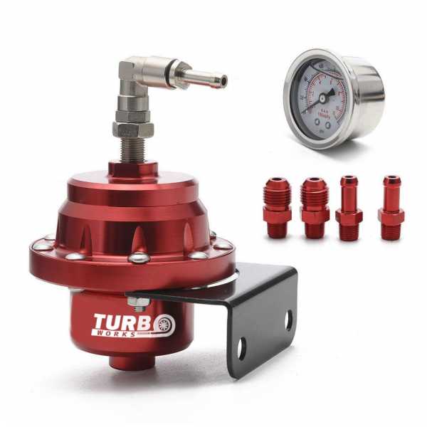 A TurboWorks AN6 üzemanyagnyomás-szabályozó RED mérővel kép