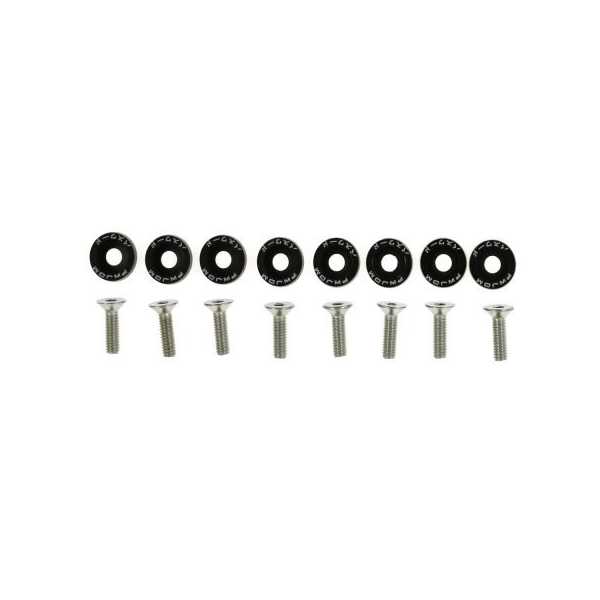 Csavarok és anyák JDM 6mm fekete kép