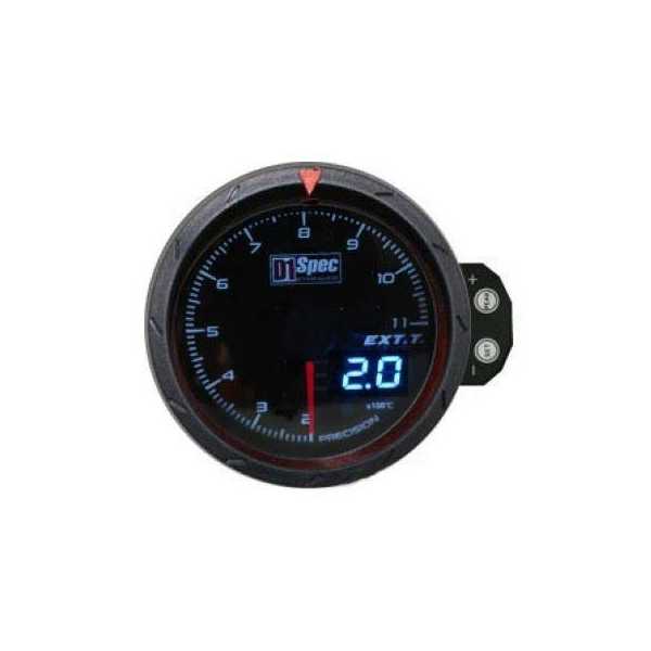 D1Spec 60mm - kipufogógáz hőmérséklet kép