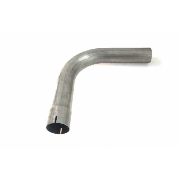 Kipufogócső 90fok 51mm 61 cm-es rozsdamentes acél kép