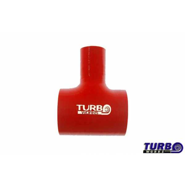 T darab tömlő BlowOff TurboWorks piros 45 mm / 25 mm kép