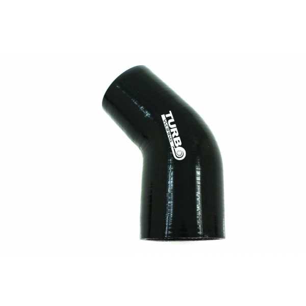 Turbócső 45fok TW fekete 25-32 mm kép