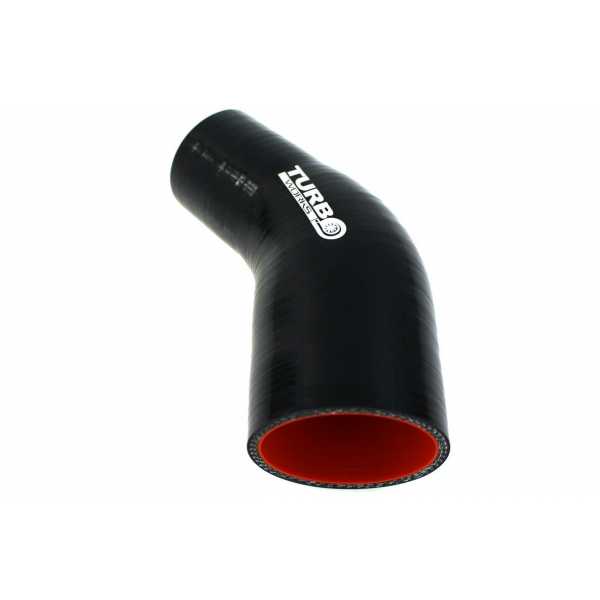 Turbócső 45fok TW Pro fekete 38-51mm kép