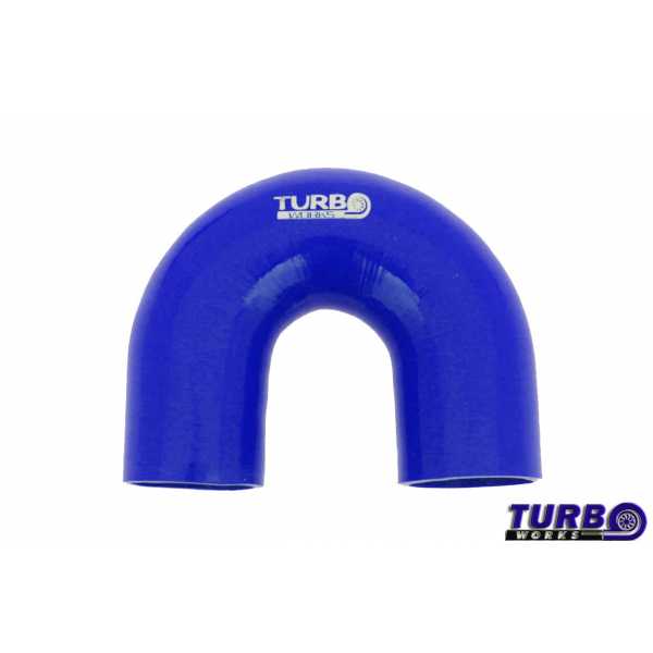 Turbócső TW kék 180fok 60mm kép